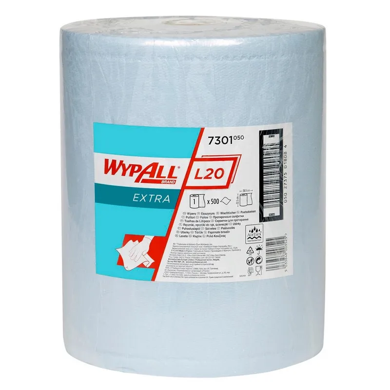 Материал протирочный нетканый Материал протирочный нетканный WYPALLxL20Extra2plyBlu38,5х32,5см гол.7 972984