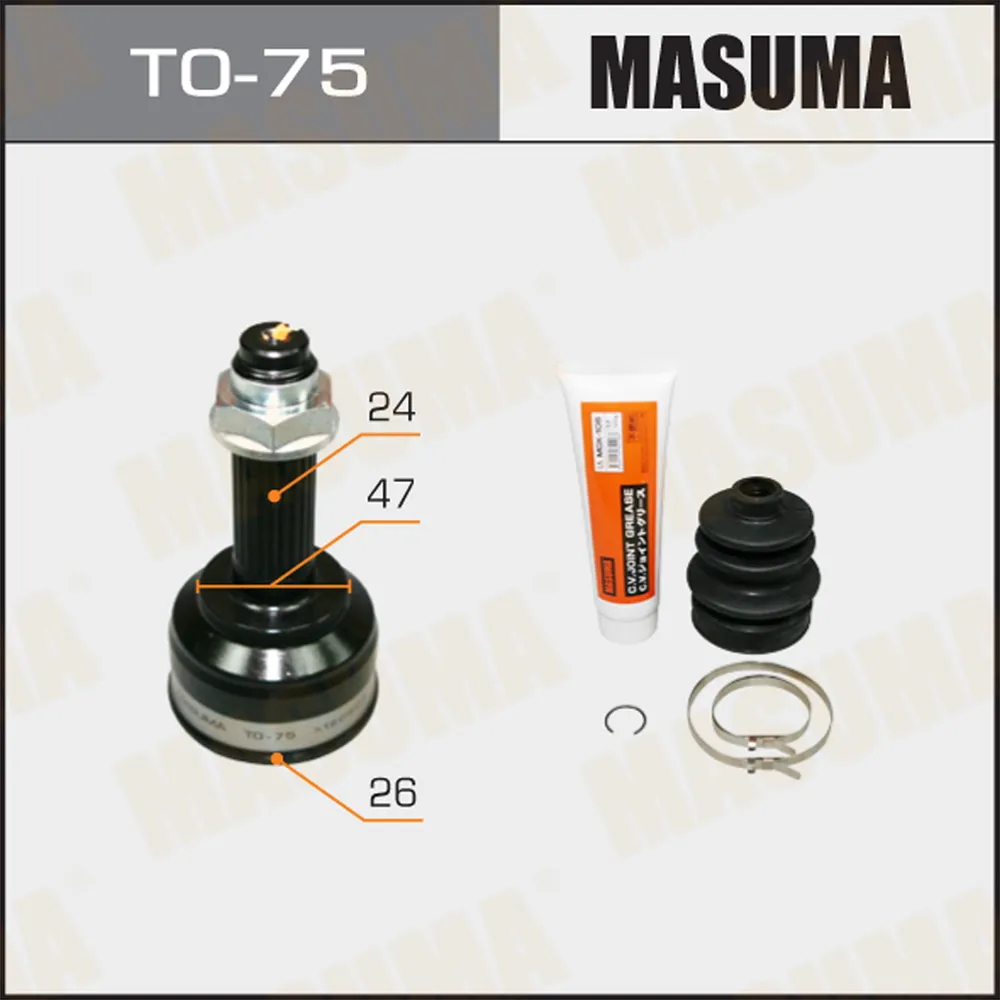 ШРУС TOYOTA PASSO MASUMA TO-75
