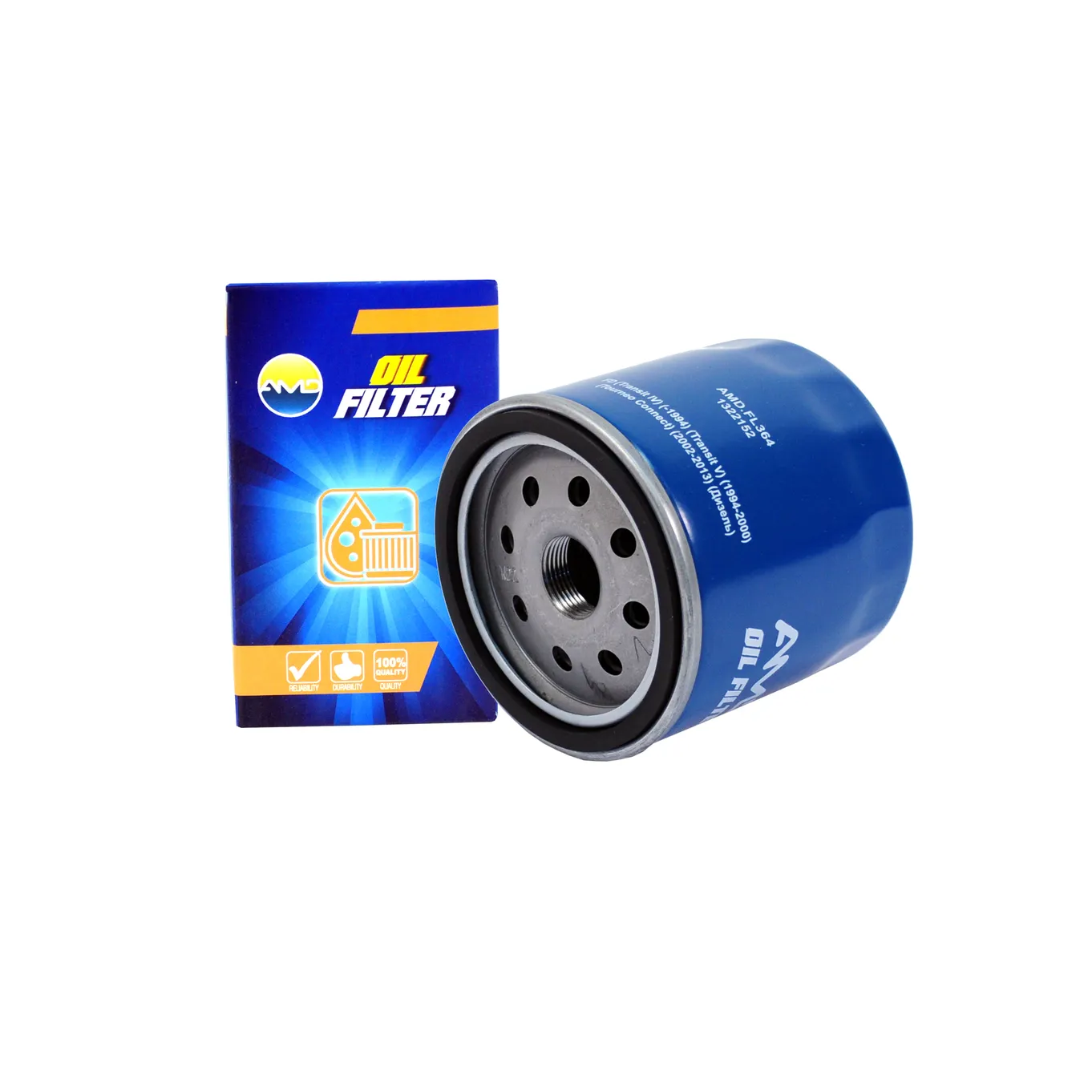 Фильтр масляный FORD (Transit IV) (-1994) (Transit V) (1994-2000) AMD AMD.FL364