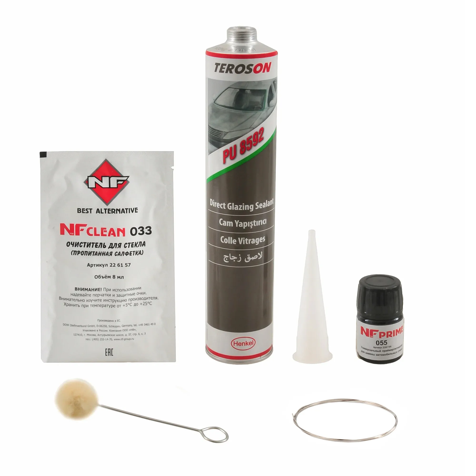 Набор для вклейки стекол 8592 с кв. струной NF 278592-01 NF 278592-01