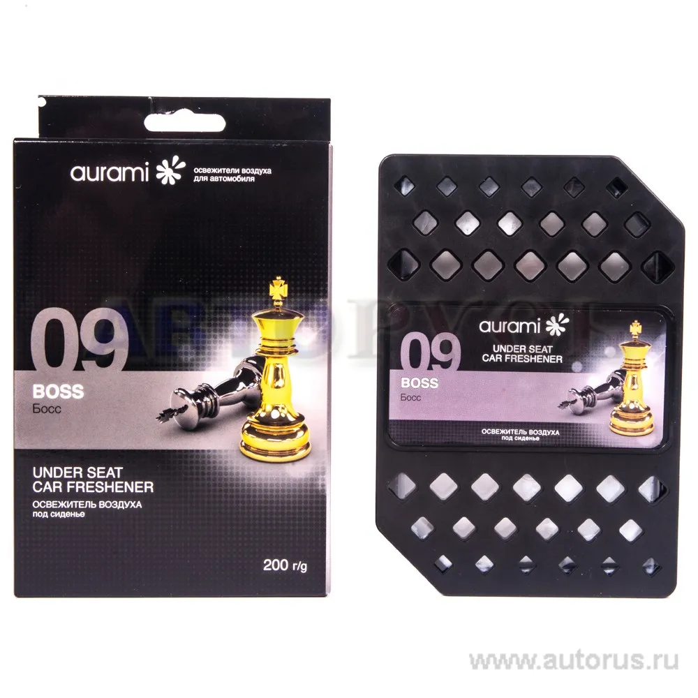 Ароматизатор гелевый под сиденье 09 Boss 200гр (12) AURAMI STD-09