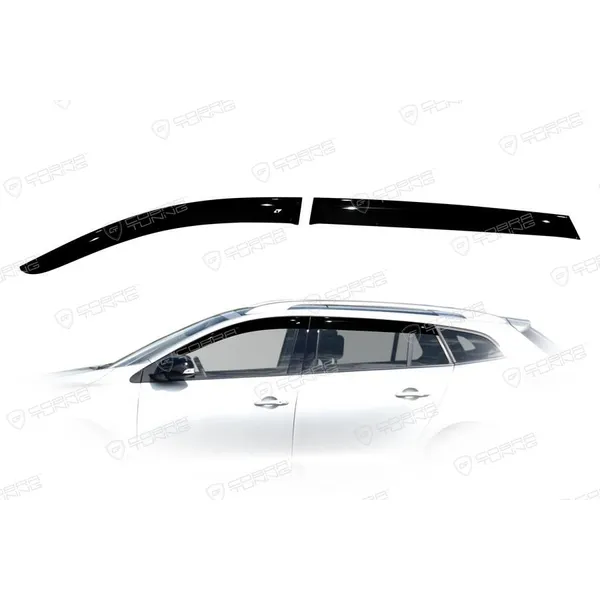 Дефлектора на окна Renault Megane III Grandtour 2009EuroStandard деф.окон Cobra Tuning RE12809