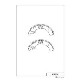 Колодки торм барабан KASHIYAMA K2350