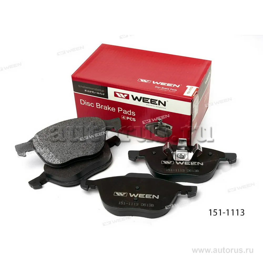 Тормозные колодки дисковые передние FORD C-max, Focus C-max, Focus II, MAZDA 3 (BL), WEEN 151-1113