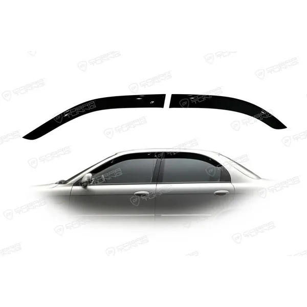 Дефлектора на окна Kia Spectra Sd 2005EuroStandard деф.окон Cobra Tuning KE11405