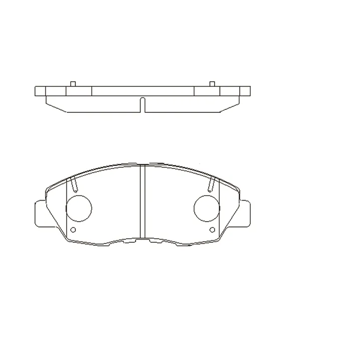 Колодки тормозные HONDA Accord 1990 ~ 1991 / Civic 1994 ~ 2000 CTR GK0383