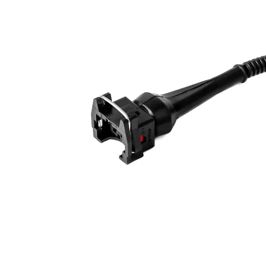 Разъем 1284485110 (2pin) 2 контакта в гофре к датчику детонации для GAZ, Lada (ВАЗ), UAZ; к датчику температуры охлаждающей жидкости для GAZ, UAZ; к датчику давления воздуха для GAZ; к датчику заднего хода для Lada (ВАЗ); к форсунке, к габаритным и м