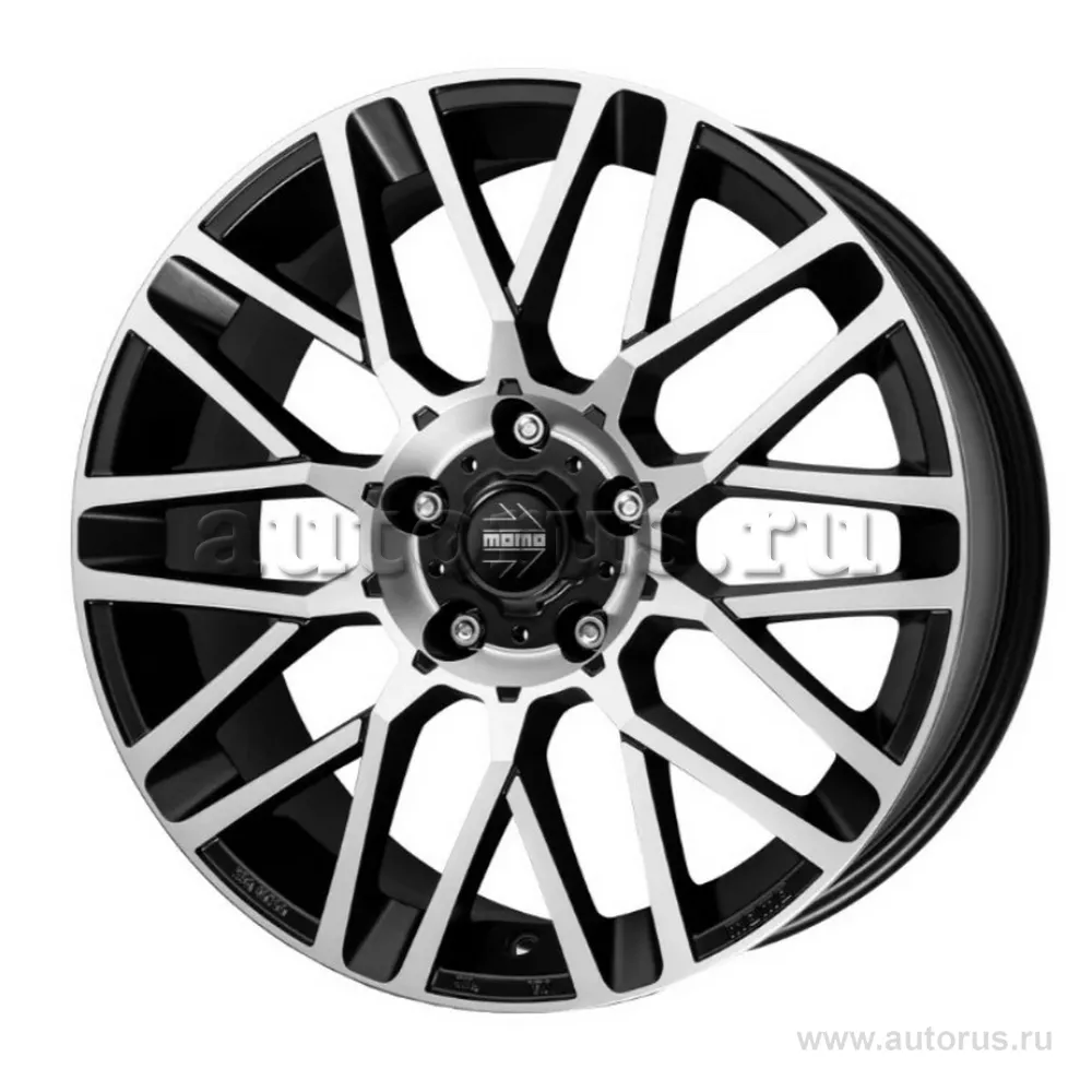 Диск литой R16 7J 4x108/65.1 ET25 MOMO REVENGE Matt Black-Polished WRVE70625408