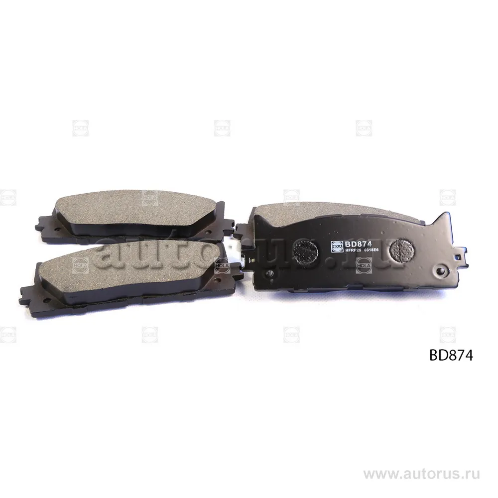Колодки передние TOYOTA Camry (V30,V40,V50), LEXUS ES(V40/V60) HOLA BD874