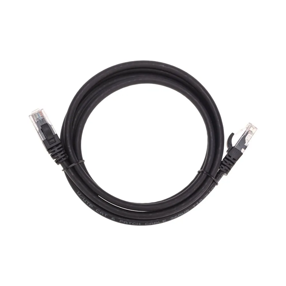 Патч-корд U/UTP CAT 6, RJ45-RJ45, 26AWG, LSZH, черный, 1.5м REXANT 02-0292-105