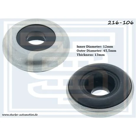 Подшипник опорный FORD FIESTA IV передний STARKE 216-106