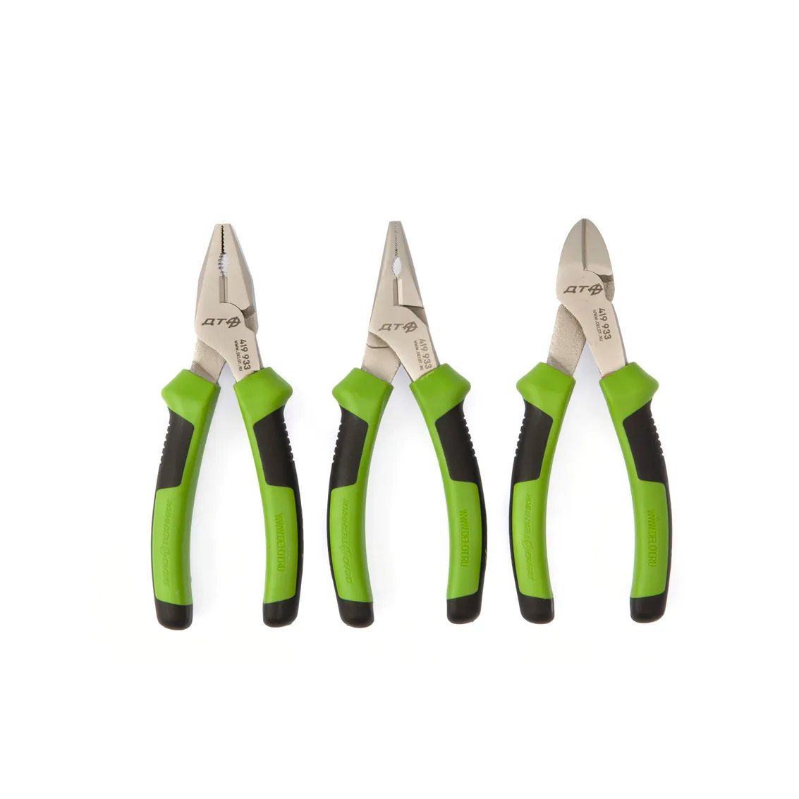 Набор шарнирно-губцевого инструмента 130 мм, 3 предмета Дело Техники 419933