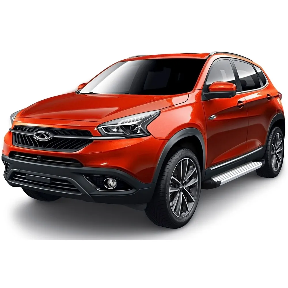 Порог алюминиевый Silver Chery Tiggo 7, Tiggo 8 Серебристый Rival F180AL.0905.1