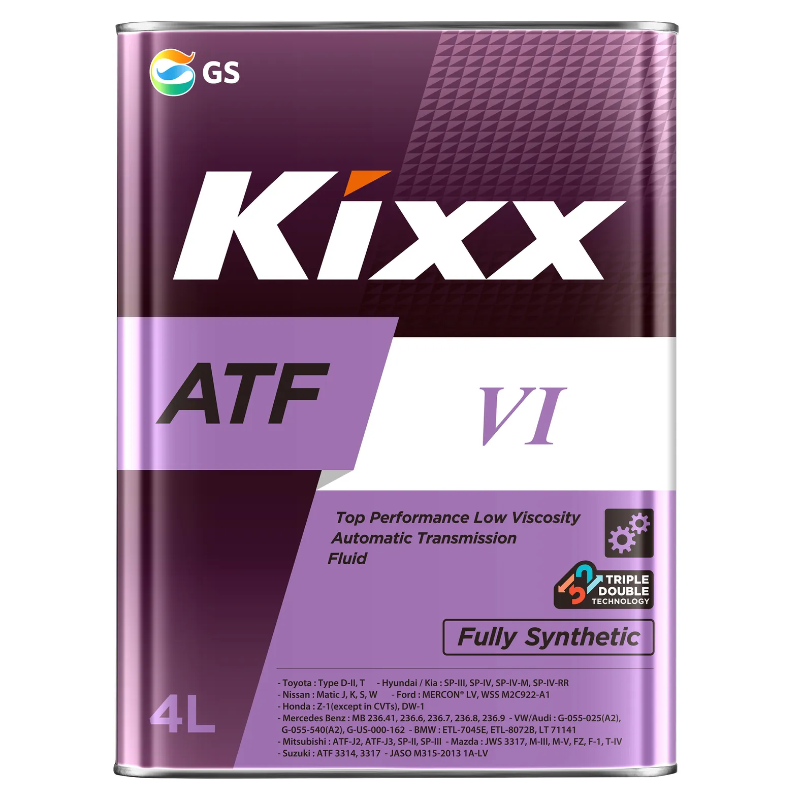 Масло трансмиссионное KIXX ATF VI 4 л L252944TE1