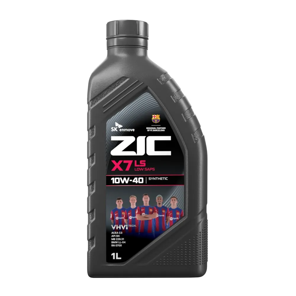 Масло моторное ZIC X7 LS 10W-40 синтетическое 1 л 132620