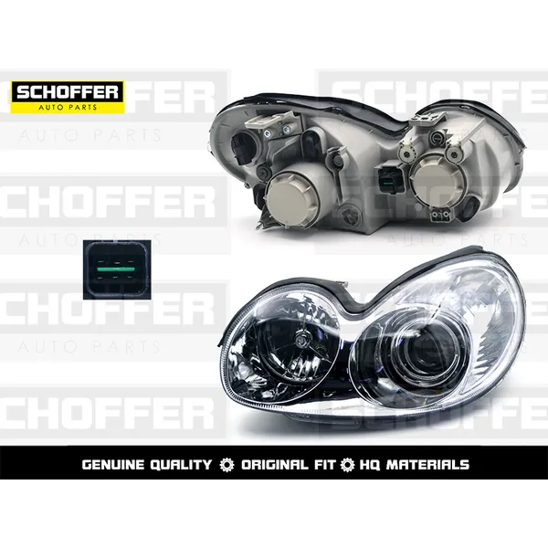 Фара левая под электрокорректор Hyundai Sonata 01-04 Sonata Тагаз 04-10 SCHOFFER SHF12082
