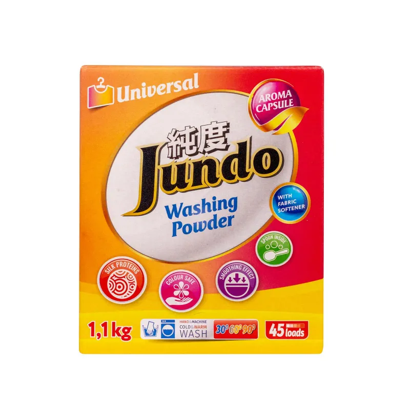 Порошок стиральный Jundo AromaCapsule универс для цв бел с конд 2в1 1100гр 1519515
