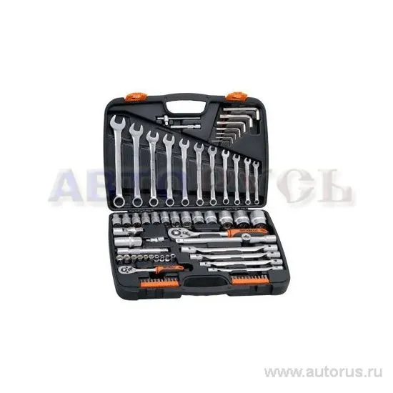 Набор инструмента 77пр. 1/2DR 1/4DR АвтоDело 39877