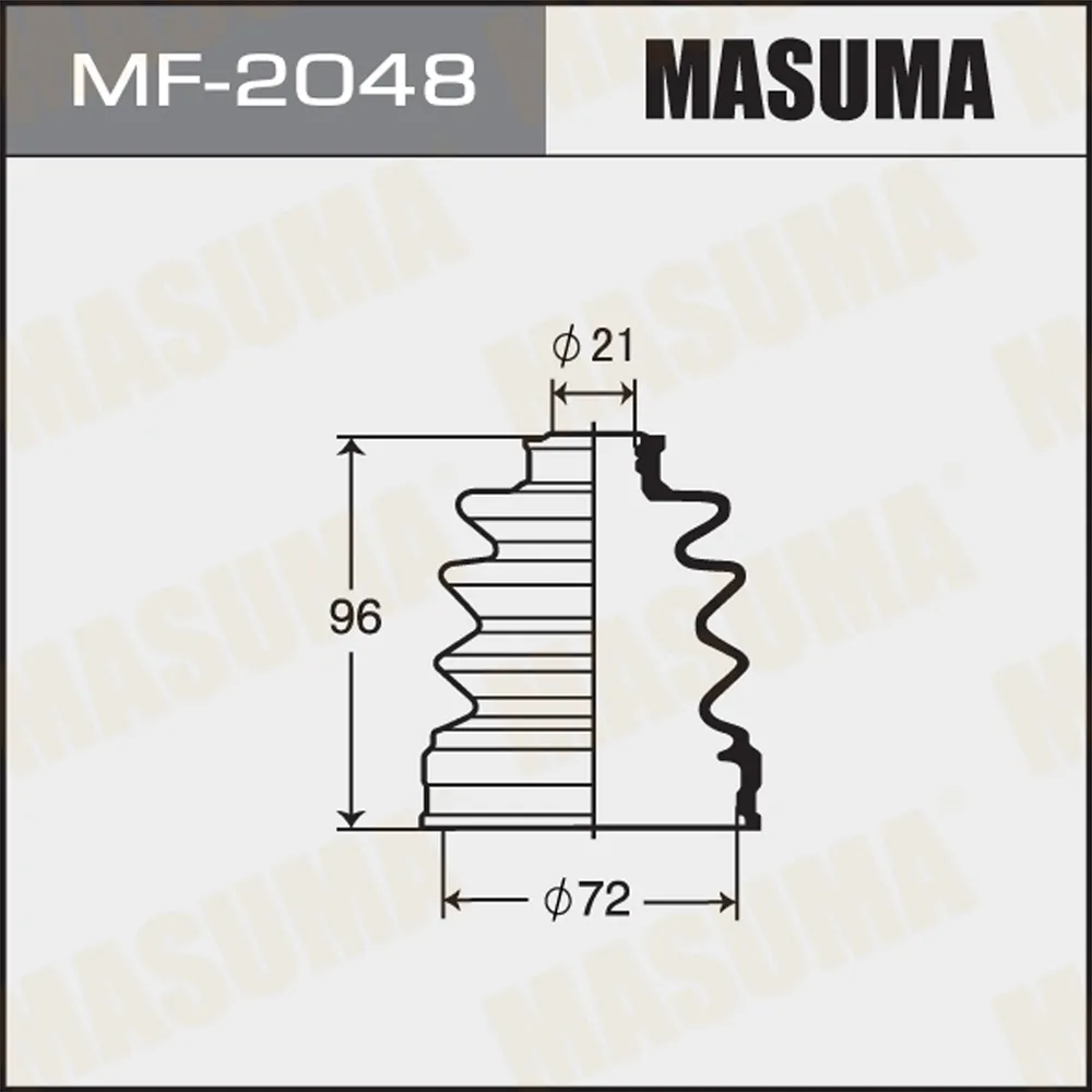 Пыльник ШРУСа NISSAN CUBE MASUMA MF-2048