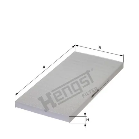 Фильтр воздушный кабины HENGST E1908LI