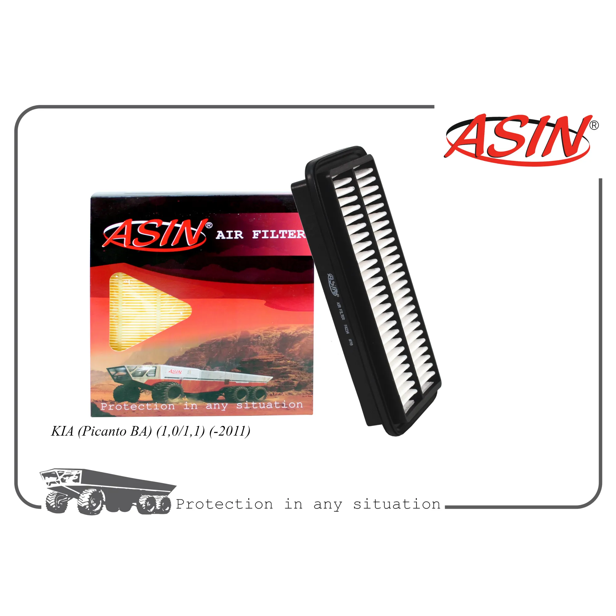 Фильтр воздушный 28113-07100/ASIN.FA214 ASIN ASINFA214