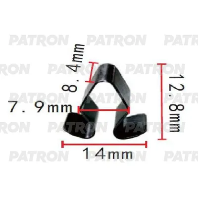 Зажим металлический Audi,Seat,Skoda,Volkswagen применяемость: универса PATRON P371552