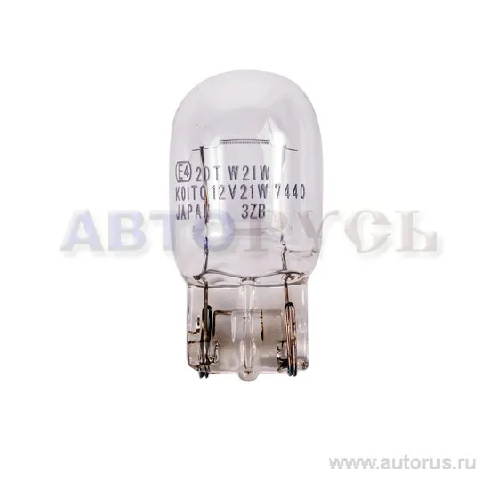 Лампа 12V W21W 21W W3x16d KOITO 1 шт. картон 1881