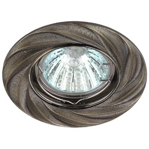 Светильник ЭРА литой MR16,12V/220V, 50W бронза (100/2400) ЭРА Б0021509