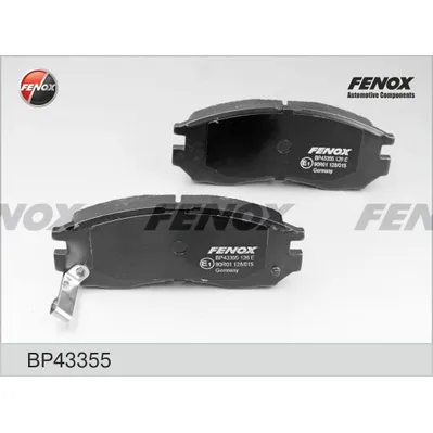Колодки тормозные передние FENOX BP43355