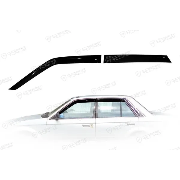 Дефлектора на окна Mazda 323 (BF) Sd 1985-1991 деф.окон Cobra Tuning M21885