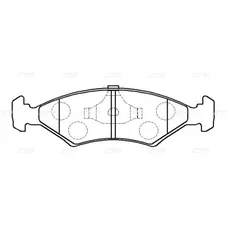Тормозные колодки CTR CKMZ-59