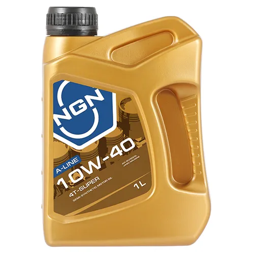 Масло моторное полусинт. NGN A-Line 10W-40 4T-SUPER 1л