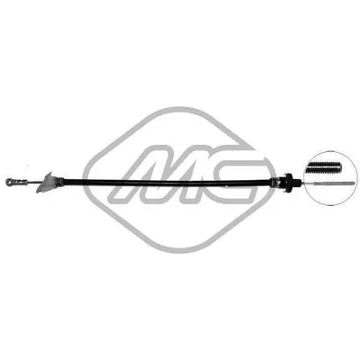 Трос сцепления MARBELLA 5 SPEEDS Metalcaucho 80116