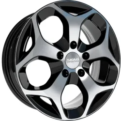 Диск литой R16 6.5J 5x114.3/67.1 ET40 СКАД Гамбург алмаз 2460405