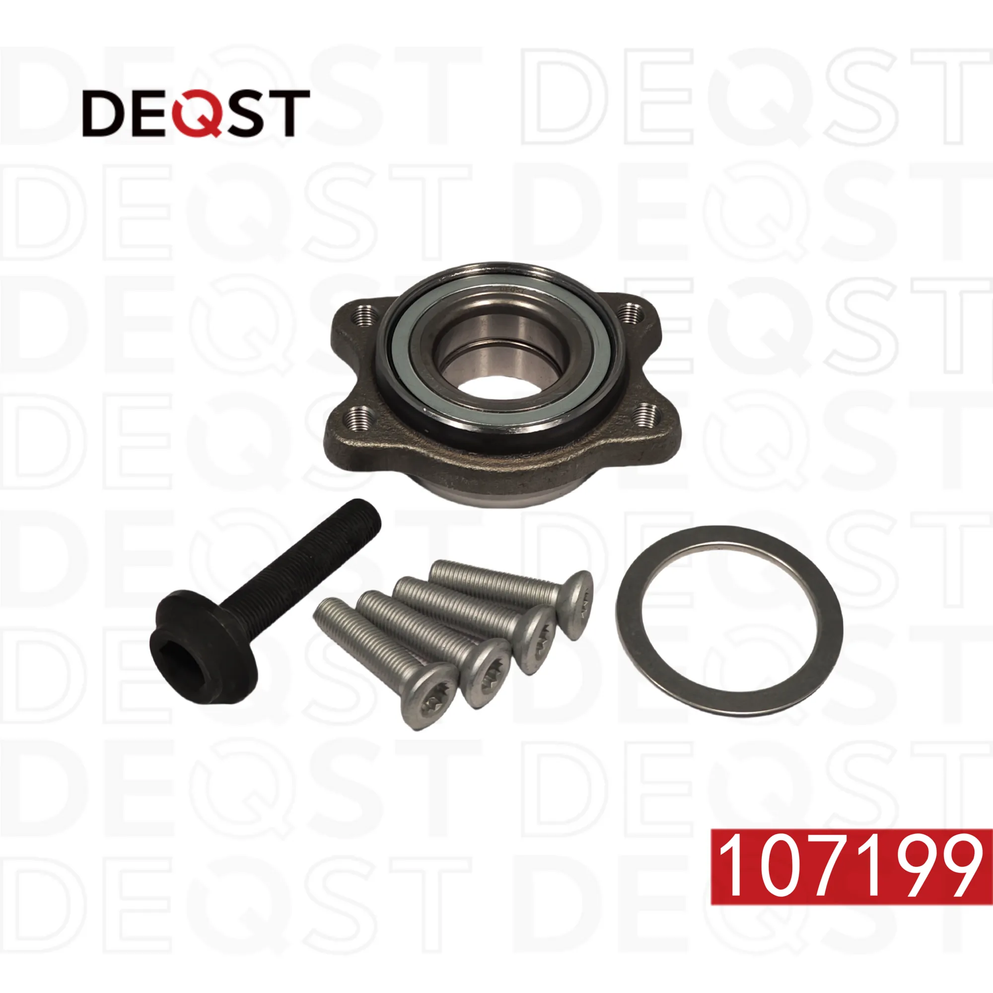 Ступица с подшипником в сборе передзад AUDI A6 III 04-10, A8 II 03-10 DEQST 107199