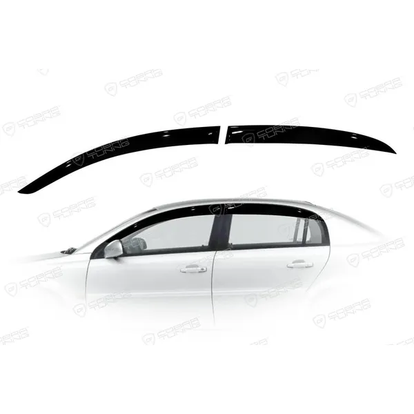 Дефлектора на окна Opel Vectra C Sd 2002EuroStandard деф.окон Cobra Tuning OE11202