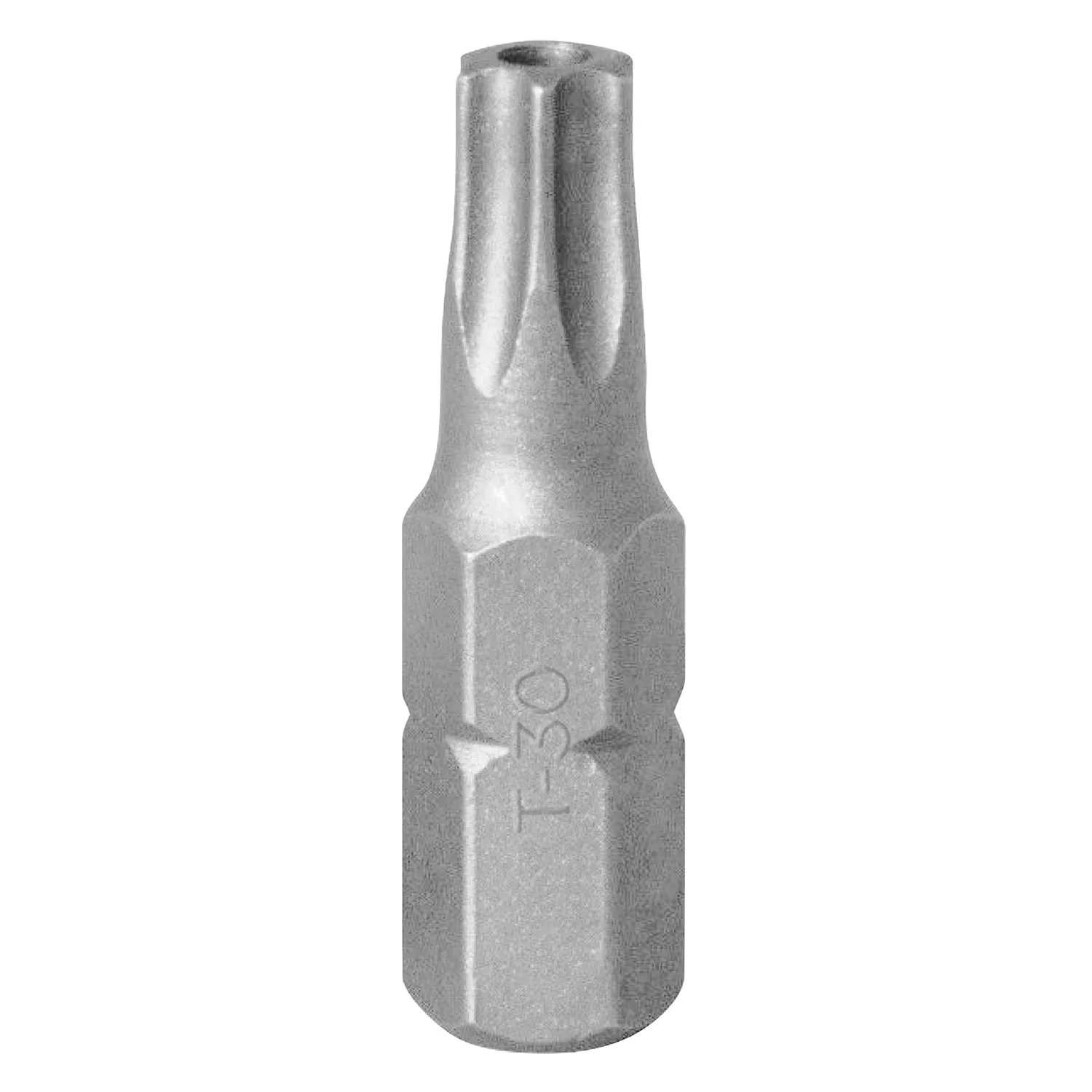 Вставка (бита) торцевая 1/4, TORX, T30, L = 25, с отверстием KING TONY 102530U