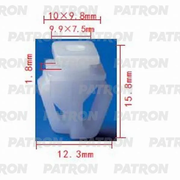 Клипса пластмассовая Acura,Honda применяемость: молдинги PATRON P371065
