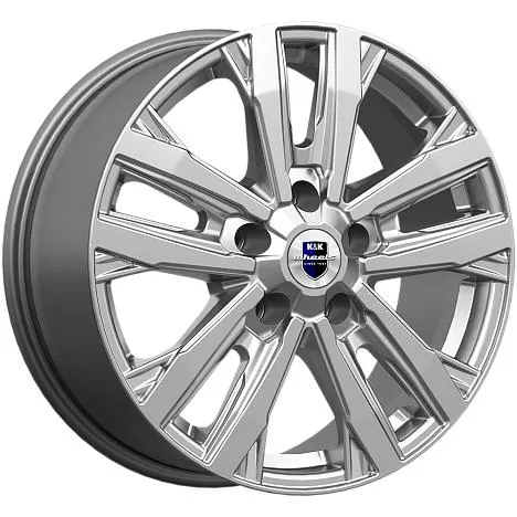 Диск литой R18 8J 5x130/71.6 ET53 КИК Мичиган Дарк платинум 82646