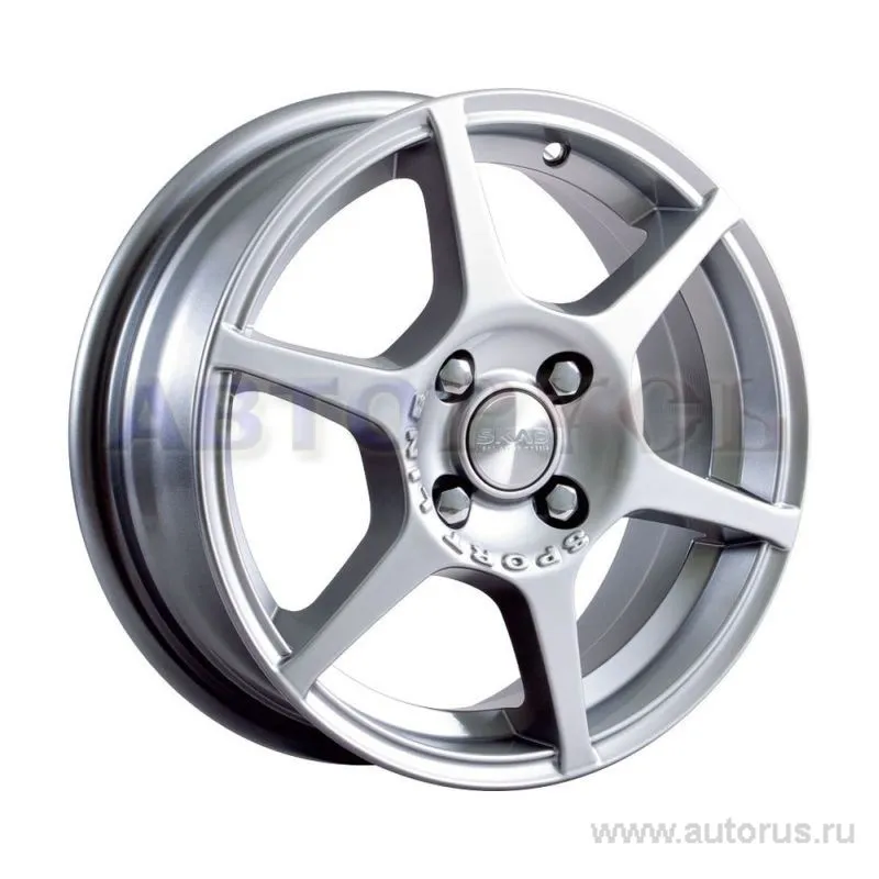 Диск литой R14 5.5J 4x100/67.1 ET38 СКАД Ягуар Silver 1280002