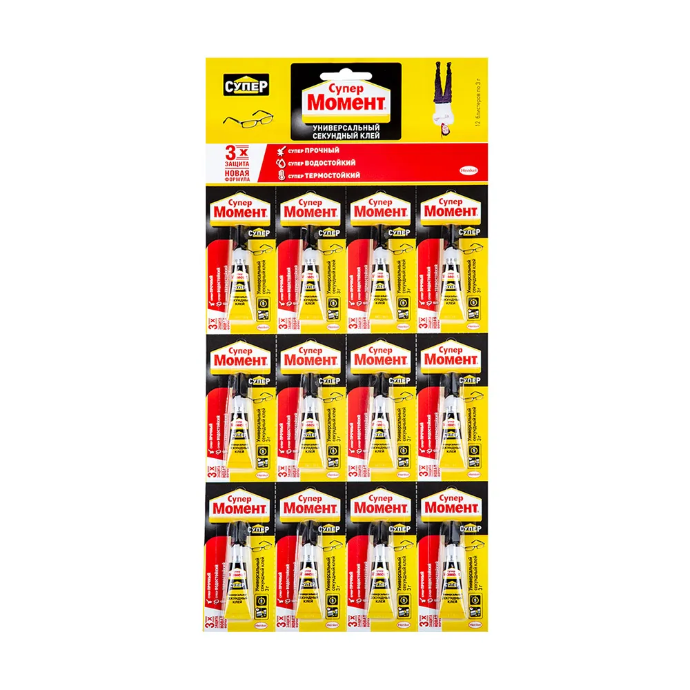 Клей Момент супер 3 гр. HENKEL 2694
