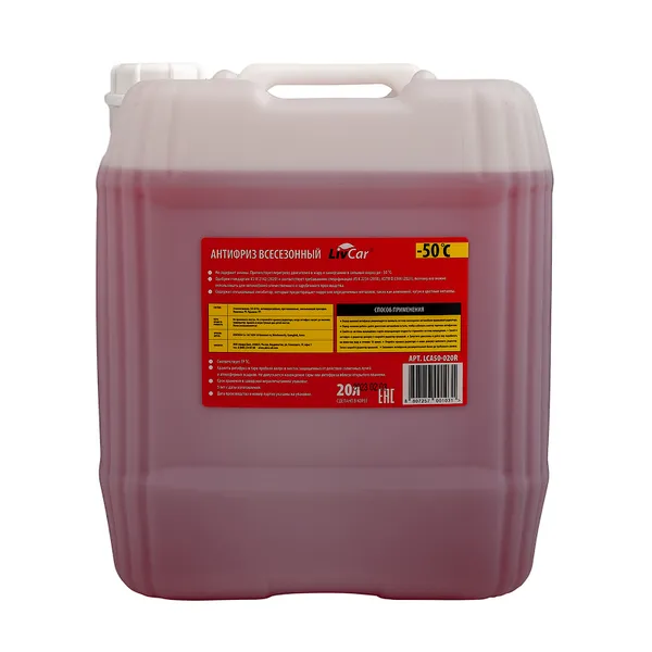 Антифриз LIVCAR Coolant G11 готовый -50 красный 20 л LCA50-020R