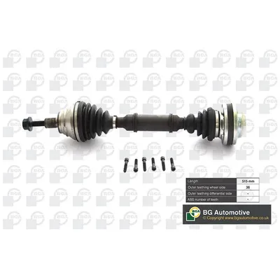 ПОЛУОСЬ Volkswagen Caddy 2010-, Caddy Maxi 2010-, CC 2011-2013, Passat 2010-2013 Bga DS9631L