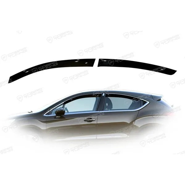 Дефлектора на окна Citroen DS4 Hb 5d 2010 деф.окон Cobra Tuning C41510