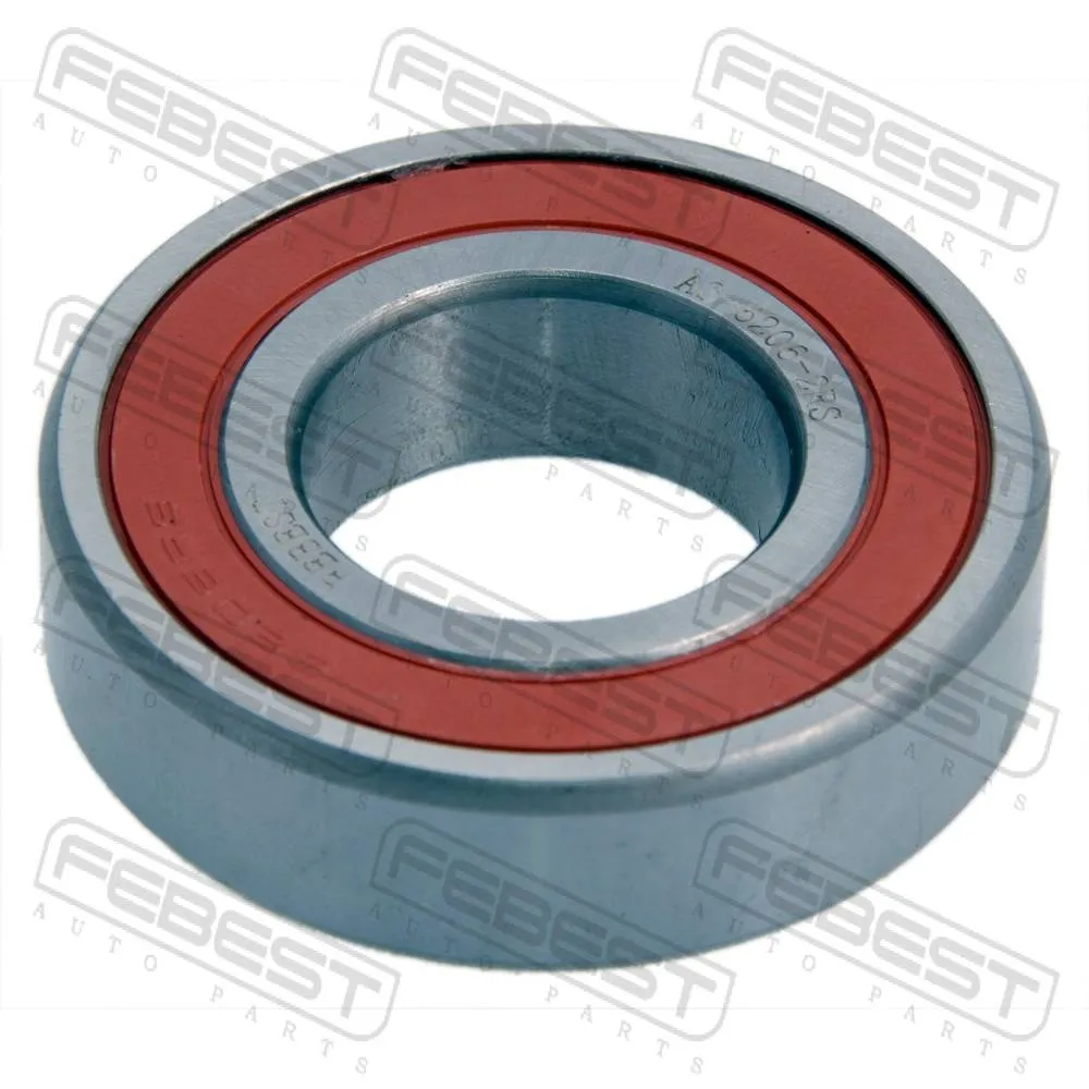 Подшипник шариковый 30x62x16 CHEVROLET/FORD/MAZDA/TOYOTA /30x62x16mm FEBEST AS-6206-2RS