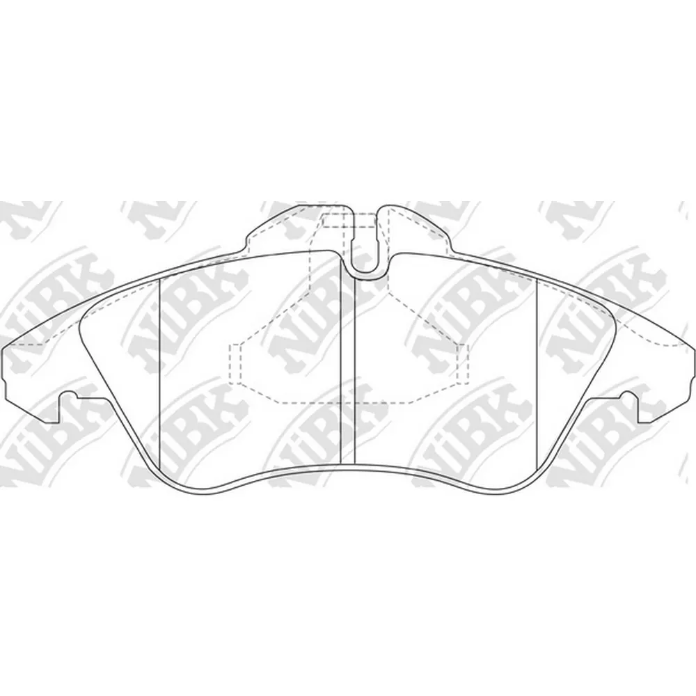 Колодки тормозные NIBK PN0301