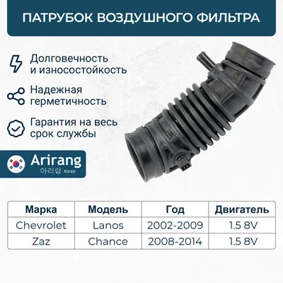Патрубок воздухозаборника