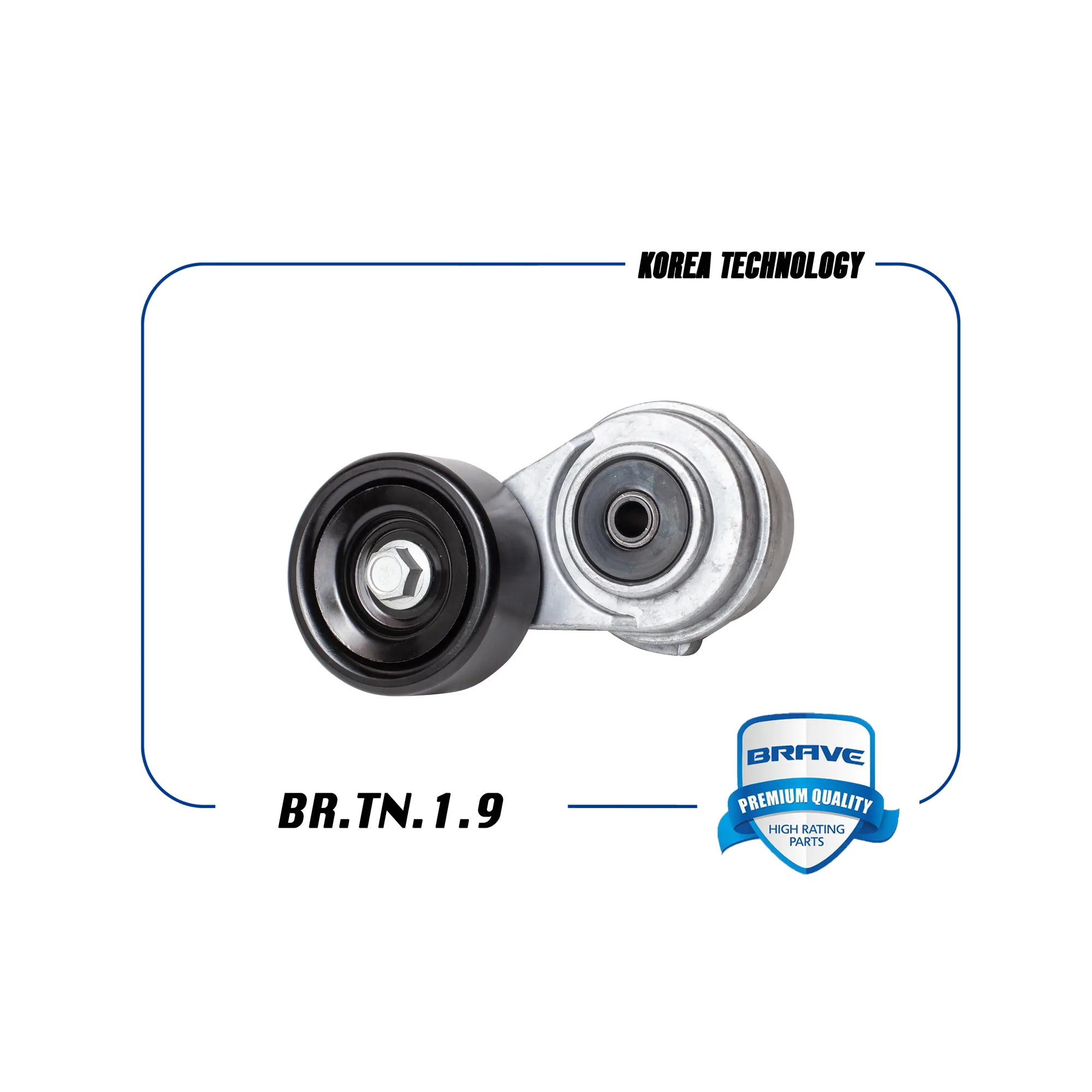 Ролик натяжителя ремня ГРМ натяжитель в сборе HYUNDAI Solaris,KIA Rio BRAVE BR.TN.1.9