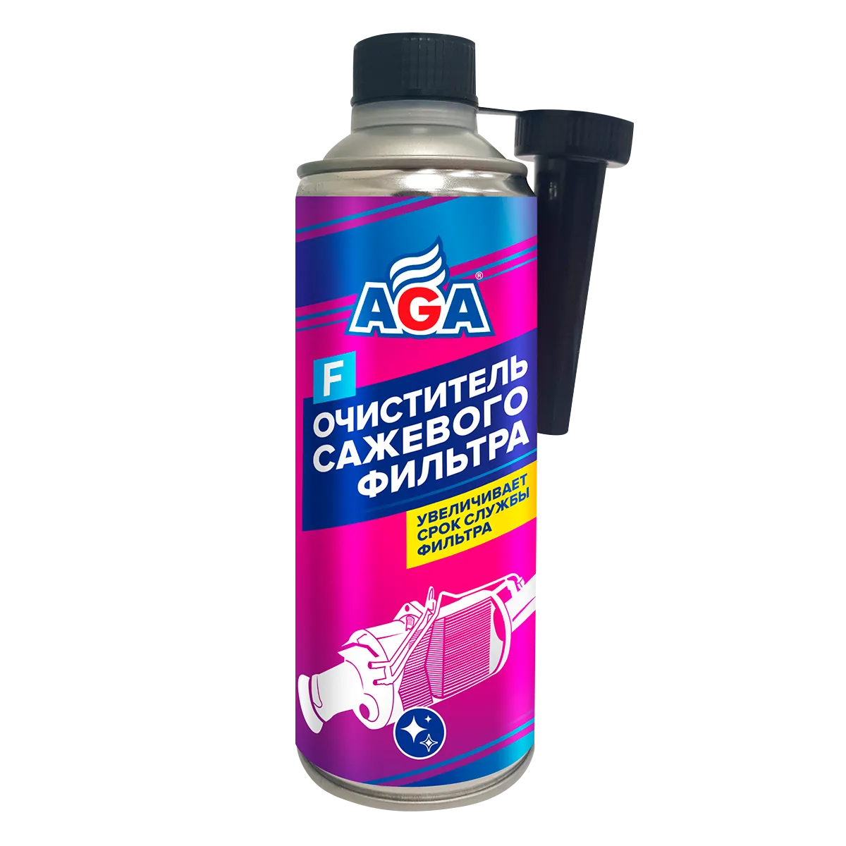 Очиститель сажевого фильтра 355 мл AGA AGA804F AGA AGA804F