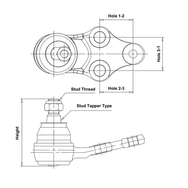 Опора шаровая L=R TOYOTA Corolla 06 > CTR CB0393